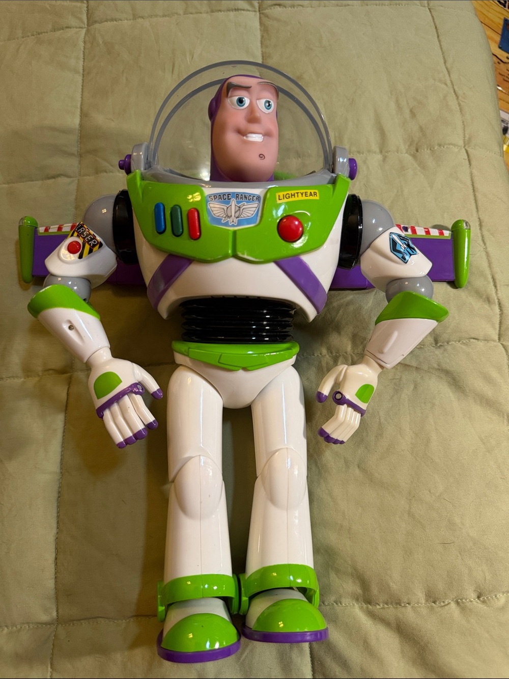 Buzz Lightyear Action Figure - White, Green, Purple